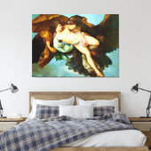 De ontvoering van Ganymedes Fine Art Canvas (Insitu (Slaapkamer))
