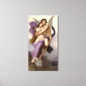"De ontvoering van Psyche" door Bouguereau Canvas Afdruk (Voorkant)
