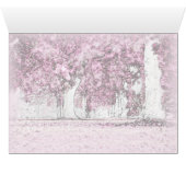 De ontwakende betoverde bos fantasie kunst blanco (Binnen Horizontaal (Onder))