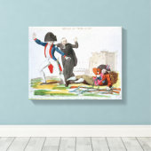 De ontwaking van de derde staat, juli 1789 canvas afdruk (Insitu (Houten vloer))