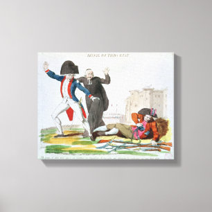 De ontwaking van de derde staat, juli 1789 canvas afdruk