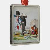 De ontwaking van de derde staat, juli 1789 metalen ornament (Rechts)