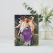 De ontwaking van het hart door Bouguereau Briefkaart (Staand voorkant)
