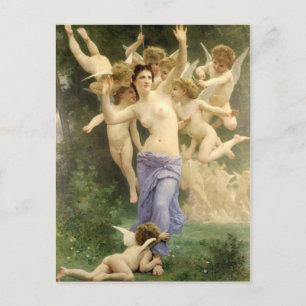 De ontwaking van het hart door Bouguereau Briefkaart