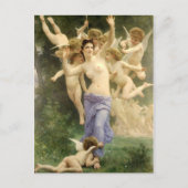 De ontwaking van het hart door Bouguereau Briefkaart (Voorkant)