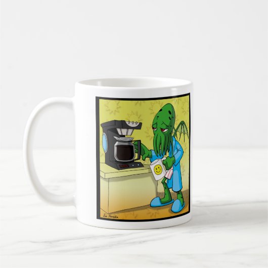 De ontwakking koffiemok (Links)