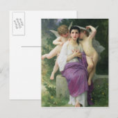 De ontwakking van het hart, 1892 briefkaart (Voorkant / Achterkant)