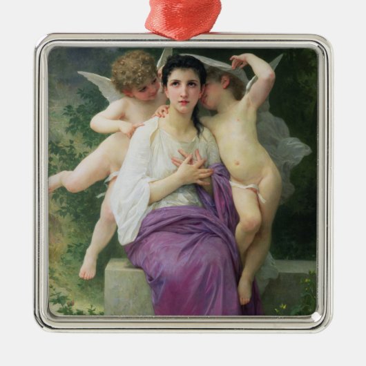 De ontwakking van het hart, 1892 metalen ornament (Voorkant)