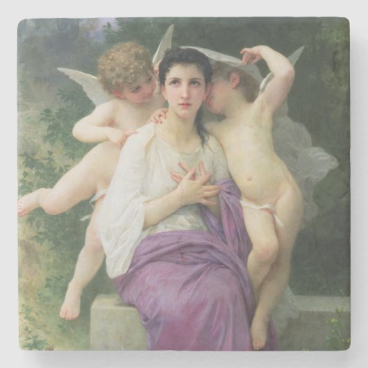 De ontwakking van het hart, 1892 stenen onderzetter (Voorkant)