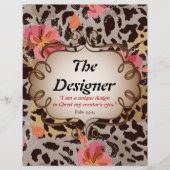 De ontwerper gepersonaliseerd Briefpapier papier (Voorkant)