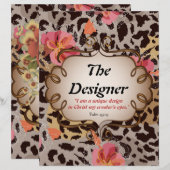 De ontwerper gepersonaliseerd Briefpapier papier (Voorkant / Achterkant)