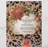 De ontwerper gepersonaliseerd Briefpapier papier (Achterkant)