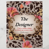 De ontwerper gepersonaliseerd Briefpapier papier (Voorkant)