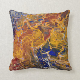 De ontwerper van de douane werpen kussen