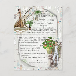 De ontwerper van de Mode Aankondigingskaart