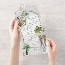 De ontwerper van de Mode All In One Uitnodiging