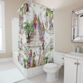 De ontwerper van de Mode Douchegordijn (In situ)