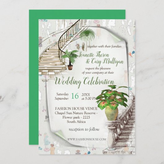 De ontwerper van de Mode Kaart (Voorkant / Achterkant)