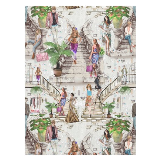 De ontwerper van de Mode Tafelkleed (Voorkant)