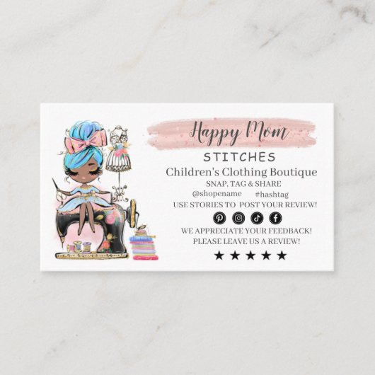 De Ontwerper van de Mode van het Visitekaartje naa (Voorkant)