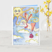 DE ONTWIJKENDE FEE VAN DE SCHULD! Het Wenskaart Kaart (Gele Bloem)