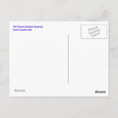 De ontwijkende Paarse Eekhoorn Briefkaart (Achterkant)