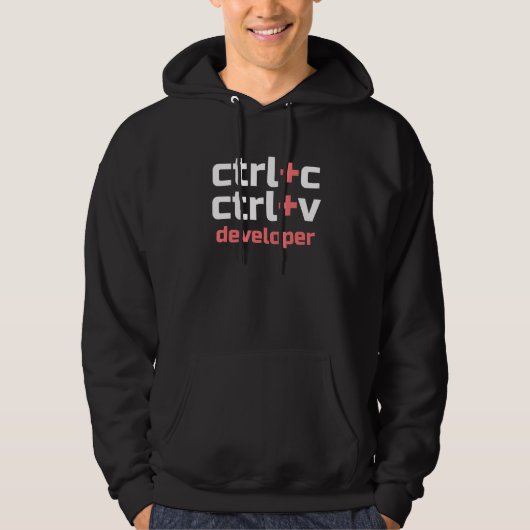 De Ontwikkelaar CTRL CTRL CTRL CTRL V Codeur van h Hoodie (Voorkant)