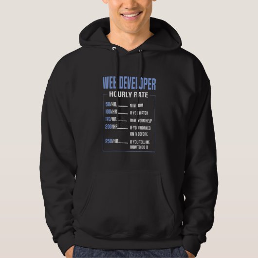 De Ontwikkelaar van het Web van het Gezegde van he Hoodie (Voorkant)