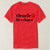 De ontwikkelaar van Oracle T-shirt (Design voorkant)