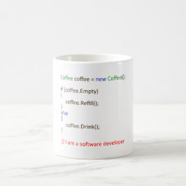 De ontwikkelaarkoffie koffiemok