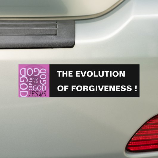 DE ONTWIKKELING VAN HET VERTROUWEN BUMPERSTICKER (Op auto)