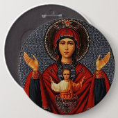 De onuitputtelijke beker ronde button 6,0 cm (Voorkant /achterkant)