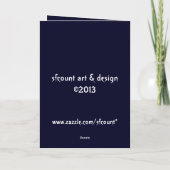 De onverbiddelijke Kaart van de Verjaardag van de (Achterkant)