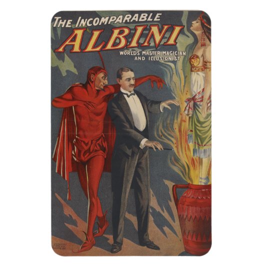 De onvergelijkbare Albini Magician Magnet Magneet (Verticaal)