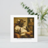 De onvermijdelijkheid van de veehouderij. kaart (Staand voorkant)