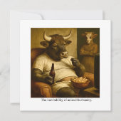 De onvermijdelijkheid van de veehouderij. kaart (Voorkant)