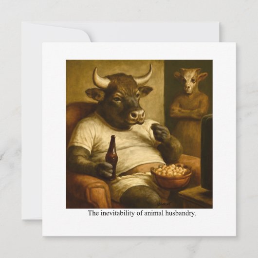 De onvermijdelijkheid van de veehouderij. kaart (Voorkant)