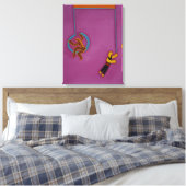 De onvermoeibare dans 2007 canvas afdruk (Insitu (Slaapkamer))