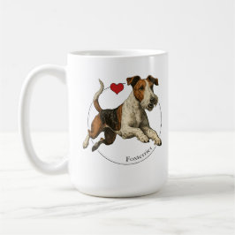 De onverschrokken aardhund: klassieke vossenjagend koffiemok