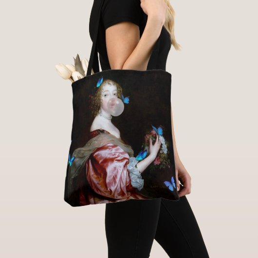 De Onverwachte Aankomst van Blauwe Vlinders Tote Bag (Dichtbij)