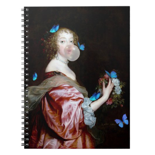 De onverwachte komst van blauwe vlinders notitieboek (Voorkant)