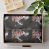De onverwachte komst van blauwe vlinders tissuepapier (Geschenk)