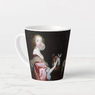 De onverwachte komst van vlinders latte mok