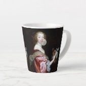 De onverwachte komst van vlinders latte mok (Rechterhoek)