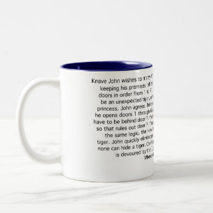 De onverwachte tijger tweekleurige koffiemok