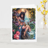 De onverwachte Wenskaarten van de Bezoeker Kaart (Gele Bloem)