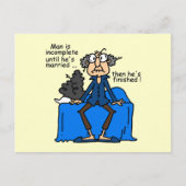 De onvolledige dan Gebeëindigde Humor van het Briefkaart (Voorkant)