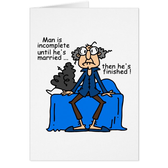 De onvolledige dan Gebeëindigde Humor van het Huwe (Voorkant)