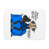 De onvolledige dan Gebeëindigde Humor van het Huwe Magneet (Horizontaal)