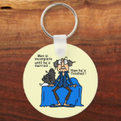 De onvolledige dan Gebeëindigde Humor van het Huwe Sleutelhanger (Voorkant)